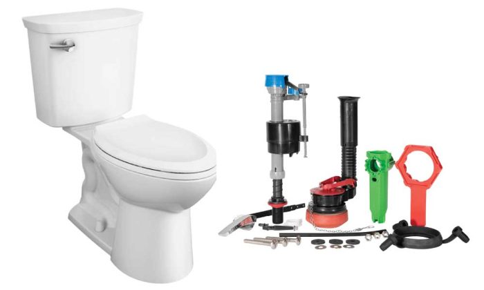 Toilet and Toilet Parts for Repairs